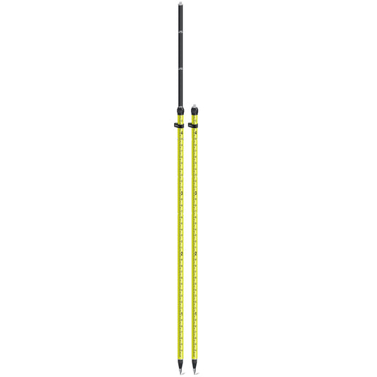 SitePro 2.2 Meter Aluminum Rover Rod, 3 Position Snap-Lock, 10ths